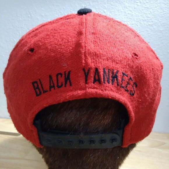 Vintage New York Black Yankees Negro League Baseball Museum Wool Snap Back Hat - Picture 6 of 11